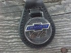 Chevrolet 4x4 Pickup Truck Leather Key Fob Nos Custom-made Brilliant Keychain