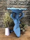 Mermaid Birdbath  Cast Aluminum Statue  Nautical  Pool Beach Decor  Mermaid H 