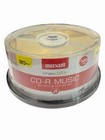 Maxell Cd-r Blank Media 30 Pk Spindle Audio Music 32x 80 Minute New  Sealed 