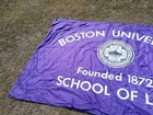 ---huge Banner     Boston University     School Of Law     90  X 130  Inches