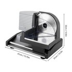 Food-grade Stainless Steel 200w Meat Slicer Bread Slicing Machine Fruit Cutter