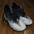 Under Armour Youth Football  Baseball Cleats Black White Size 4