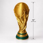 Full Size 14 5  World Cup Trophy Replica     Premium 3d Printed Display Piece