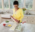 Rubbermaid Easy Release Ice Cube Tray Plastic White Rectangular  4-pack   New