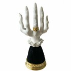 Witch Hand Candle Holder Pedestal Single Wick Resin Candlestick Halloween