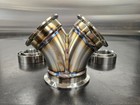 2-1 Vband Merge Collector 2 5  To 3   065 304 Stainless Tig Welded Turbo Exhaust