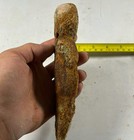 16 Cm China Hongshan Culture Carve Rare Jade Human Amulet Exorcism Pendant