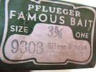 Pflueger Scoop Old Wood Fishing Lure New In Box
