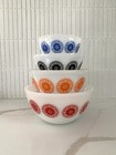 Agee Pyrex Doily Nesting Bowl Set 