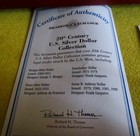 20th Century Us Silver Dollar Collection Bradford Exchange 26 Coin Collection