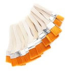  12 Pcs Painting Tools Flat Brush Child Kit Artists  Brushes Wooden Oil