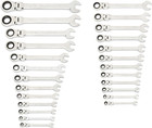 Gearwrench 25-pc  Flex Combination Ratcheting Wrench Set  Sae mm - 86730