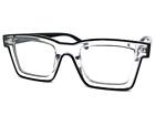 Classic Unique Modern Retro Clear Lens Eye Glasses Black Optical Fashion Frame
