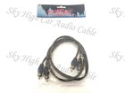 Sky High Car Audio 2 Channel Twisted 12 Ft Rca Cables Coated 12  Ofc