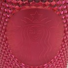Starbucks 2019 Holiday Hot Pink Iridescent Studded Cold Cup 24 Oz Tumbler New