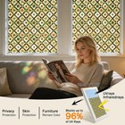Window Privacy Film Stained Glass - Wxiben 6 Pcs Static Cling Window Privacy    