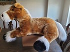 Dan Dee Collector s Choice Palomino Clydesdale Horse 35  Stuffed Animal Plush