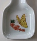 Vtg Otagiri Butterfly Spoon Rest Mcm Japan Ceramic Granny Kitchen Core 