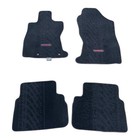 Subaru Wrx Oem Black Carpet Floor Mat Set Red Logo 4 Piece Front Rear Jdm Style