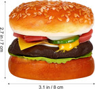Artificial Hamburger Fake Burger Realistic Food Display Props Simulation Bread M