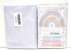 Rainbow Birthday Invitations  Colorful Pastel Party Invite Cards For Kids