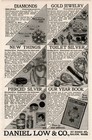 1904 C Daniel Low Silver Gold Jewelry Scarf Pin Witch Print Ad