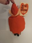 Vtg Gunderful Creation Devil Pixie Elf Figure Valentines  1960   s-free Shipping