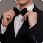 Boxed-gifts Mens Clip On Bow Tie - Solid Color Bowties For Men