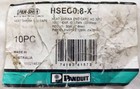 Panduit Hsec0 8-x Heat Shrink End Caps  lot Of 10  New  Free Shipping