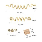 18pcs Hair Accessories Loc Hair Jewelry For Women Braids  Dreadlock Beads Met   