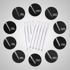 Tattoo Needles And Tips Set  100pcs Disposable Mixed Assorted Sterilized Tattoo