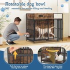 41  48  Large Dog Crate Furniture  Indoor Dog Kennel With Usb Charging Station