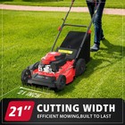 Powersmart 21  Gas Push Lawn Mower  144cc  Adjustable Height  3-in-1 Gas Mower