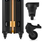 2-pcs Luggage Wheel Replacement  Suitcase 3 94 X 1 93 X 0 63 Inches  Black 