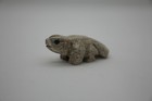 1-1 2  Hand Carved Stone Soapstone Lizard Made In Peru Effigy Totem Animal