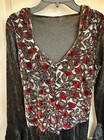 Romantic Whimsy-goth Dress Dark Fairy Medieval Cosplay  Gothic Countess Size S m