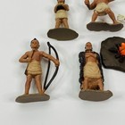 Safari Powhatan Indians Toob Action Figures Lot Warrior Pocahontas Hunter Hide