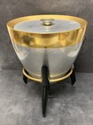 Mcm Bullet Ice Bucket Mid-century Modern Atomic Age Vintage With Tripod Read