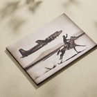 Cowboy Plane Canvas American Airlines Dc6 Print Vintage Aviation Western Art