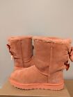Ugg Australia  Women s Bailey Bow Satin Boots  Size 8 Nib