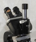 Vintage Nikon Microscope W  Triocular Head Model U In Orig  Case