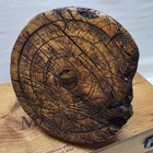 Antique Primitive Burl Wood Mallet 3 Lb Hand Turned Rustic Tool Folk Cabin Art