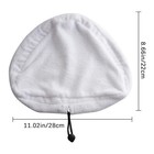 3pcs Triangular Steam Mop Replacement Pads  Washable Microfiber Cleaning Pads   