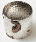 Gorham Mixed Metals Aesthetic Sterling Napkin Ring Copper Fish