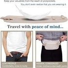 Money Belt For Travel Women And Men Slim Hidden Travel Wallet With Rfid Blocking