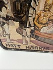 Original 1977 First Year Star Wars Lunch Box   Thermos Yellow Cap Vintage Used