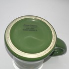 Vtg John Deere Green Ceramic Coffee Mug Cup With Yellow Deer Logo