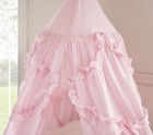 Bnip Pottery Barn Kids Mermaid Bed Canopy Pink Ruffle