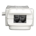 Tripp Lite 7 Outlet Surge Protector Power Strip 12ft Cord Right-angle Plug Fax M