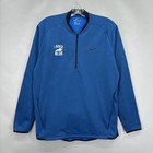 Kentucky Wildcats Nike Dri-fit Pullover Mens Xl Half Zip Athletic Rock Blue Uk